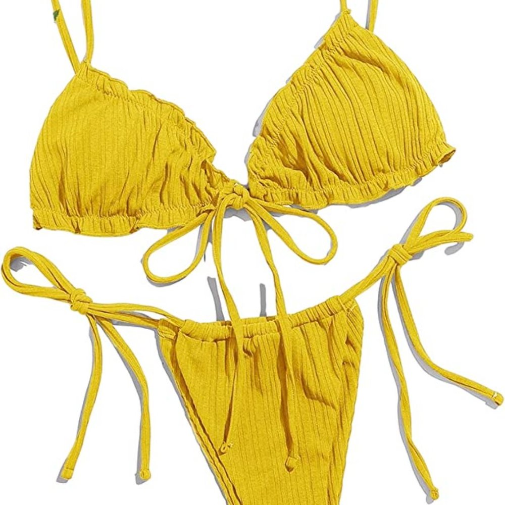 🔥3/$20🔥 Brazilian ribbed 2-piece bikini